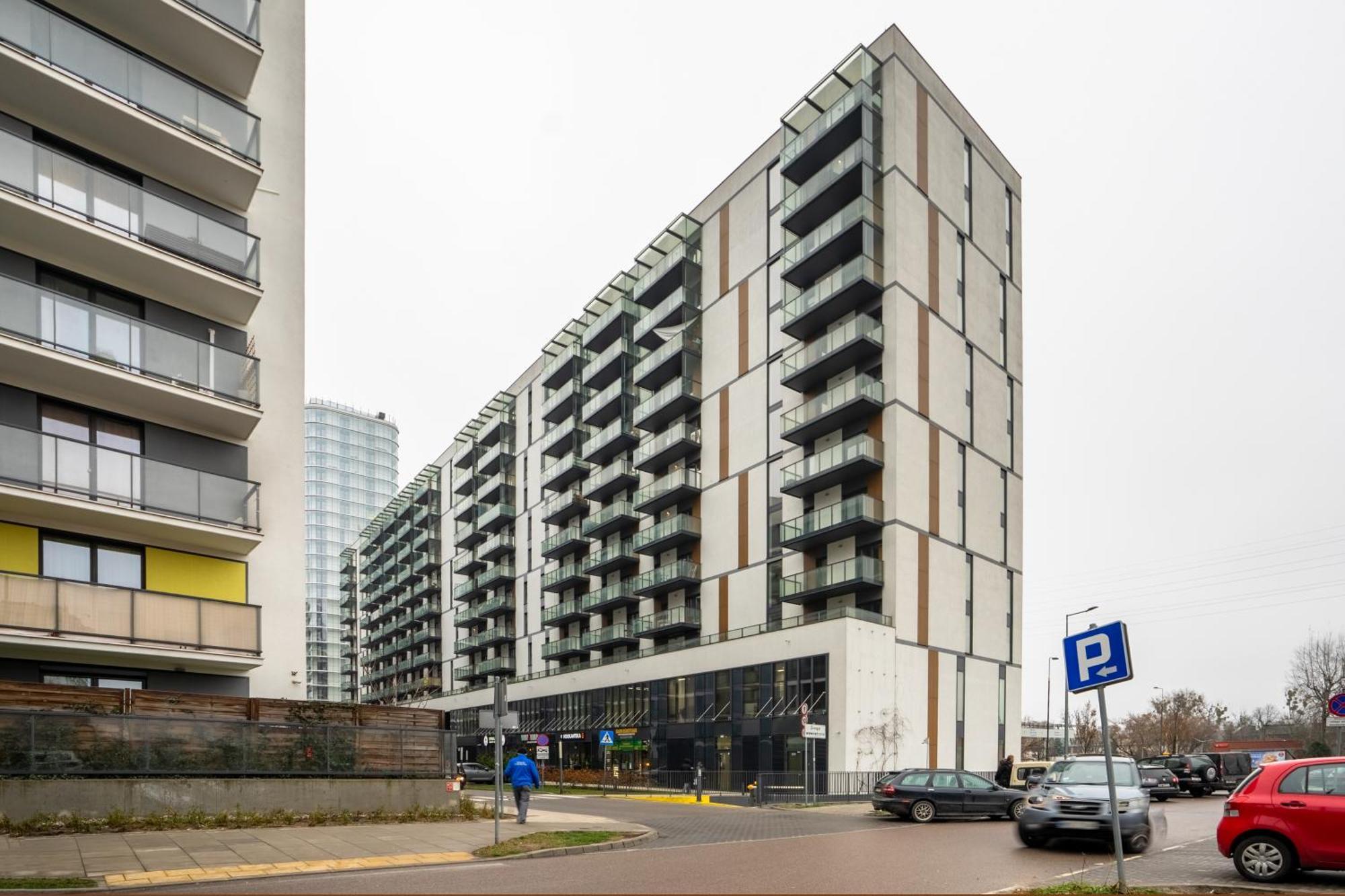 Warsaw Business Apartments - Air Conditioning, 10Th Floor, City View, Balcony - By Rentujemy Luaran gambar